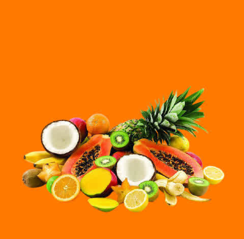 Identité visuelle exclusive pour le service de livraison de fruits exotiques Ekzo Fruit